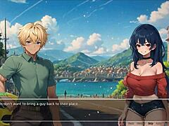 Hell Yeah, Hentai Game Ep 3 Teases Boyfriend with Voyeur Play!