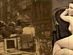 Vintage Erotic Animation with Retro Cartoon Style Scenes