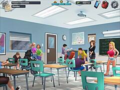 Big Tits Cowgirl Rides Hard in Summertime Saga Game