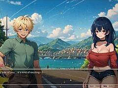 Hell Yeah, Hentai Game Ep 3 Teases Boyfriend with Voyeur Play!