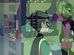 Kitten Cheats! Starfire's Anal Beast Girl Touched, Raven Next in 18Titans Ep3!