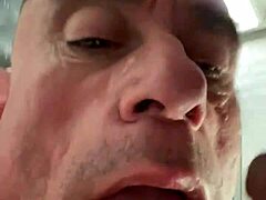 On FRIDAY, he GAGS in the toilet.