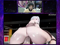 Thicc Ashe rides hard from behind! Cammy's tight pussy grips every inch.