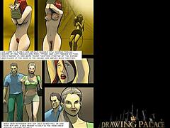 i'm seeing them babes get their pussies fucked in this cartoon, screaming so loud