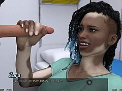 Black Virgin's Desperate Desire For Cum In Space