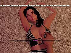 Ashley Date plays a house party game with her best friend in her room