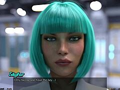 Black Virgin's Desperate Desire For Cum In Space