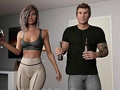 Adventurous Blonde Couple's Outdoor Exploration