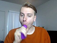 I'm SUCKING your DICK DEEPTHROAT style in POV, using TOYS and DILDO for gay fun!