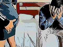 Young wife banged by husband’s boss right in front of him, loving it! NTR cartoon part 2. 😲