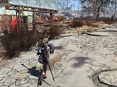 In Fallout 4, Katsu explores the vast Commonwealth with adventure.