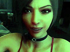 Ada Wong被d病毒感染，在卡通恶搞中