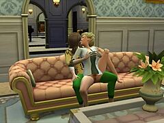 Judith ward enjoys the sexy woman in 3d cartoon