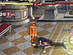 Brian vs Izanami in intense action.