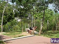 Teen Colombian Blonde Hates Cum But Swallows It With Disgust