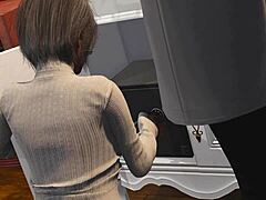 just finished gameplay of my bully is my lover part 29 with hot teen in glasses