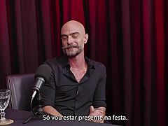 Wow, check this Brazilian anal casting with Reco Romanello and wild crowd action!