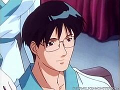 Japanese Teen Rides Cock in BDSM Anime