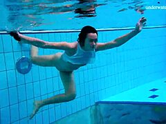 horny czech teen strips quick to flaunt tight body