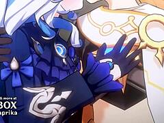 卡通Hentai紧致3D小穴内射精