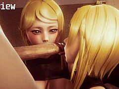 Damn, banging the twins from Nier Automata in 3D hentai!