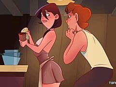 country werewolf bangs two rural chicks at once in wild footage