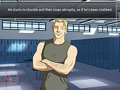 alex route part 03: student attracts muscular bodybuilder with big cock