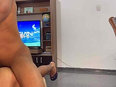 Peruvian cumbia singer throws wild anal party. teen gets bent over for hardcore gym action!