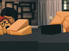 I fucks that nerdy ginger slut in bedroom, she moans loud