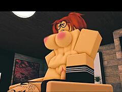 I fucks that nerdy ginger slut in bedroom, she moans loud