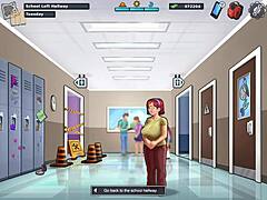 Exploring Summertime Saga 195 with friends 😊