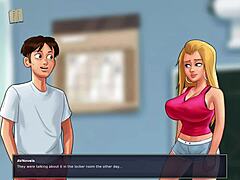 Exploring Summertime Saga 195 with friends 😊