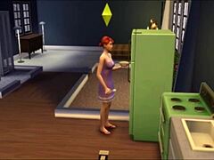 winter rose blooms with wicked solo redhead action!