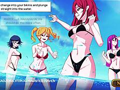 exploring the haunted haven in this eerie anime adventure full of surprises