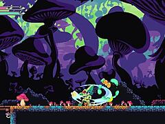 hot monster girl femdom drains his balls in flip witch pixel