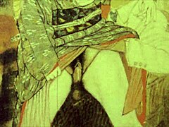 vintage erotic drawings with retro cartoon anime hentai