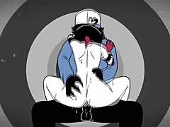 i love this uncensored cartoon sex with a mime in hentai