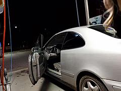 Car wash hiding transsexual secrets outdoors?