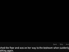 A wife and stepmother playing intense family games at home