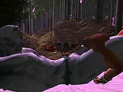 Goth Girl's Monster Cumshot on Halloween Night.