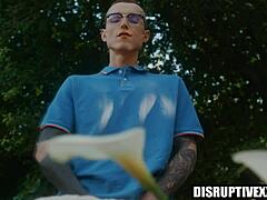 widower hooks up with odd friend for raw gay action