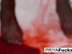 Intriguing Halloween tease featuring Indian MILF Priya Rai.
