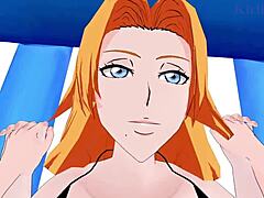 i watch sui-feng and soifon have intense sex in bleach hentai, but i mean rangiku matsumoto too