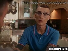 widower hooks up with odd friend for raw gay action