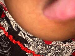 Indian girlfriend's creamy pussy gets intense action