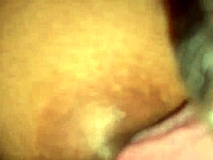 Indian girlfriend's creamy pussy gets intense action