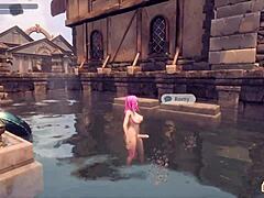 我吃了使者的剃毛阴部，喷得那么厉害 - 尼菲利姆的饲养者 ep5