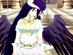 Albedo having sex in Overlord fantasy!