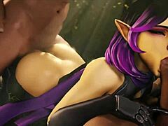 horny heroes with big tits and ass enjoying massive cocks in anime