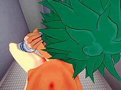 midoriya blows bakugou with cum in mouth